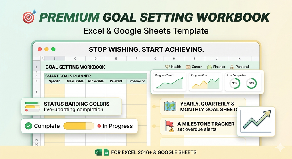 Premium Goal Setting Workbook
