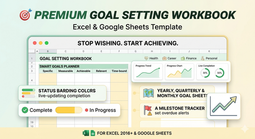 Premium Goal Setting Workbook