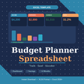 Budget Planner Spreadsheet | Excel Template for Income & Expenses